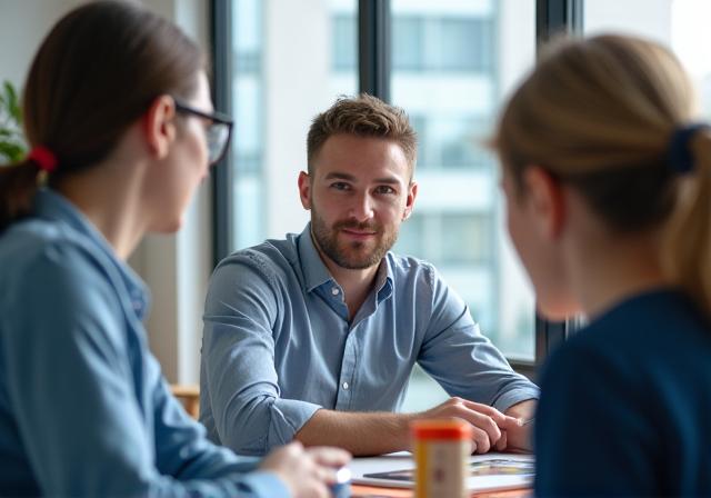 Équipe LumièreVallée en train de recruter des talents